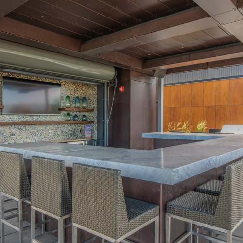 Bar Area at The View at Wash Park in Denver, Colorado