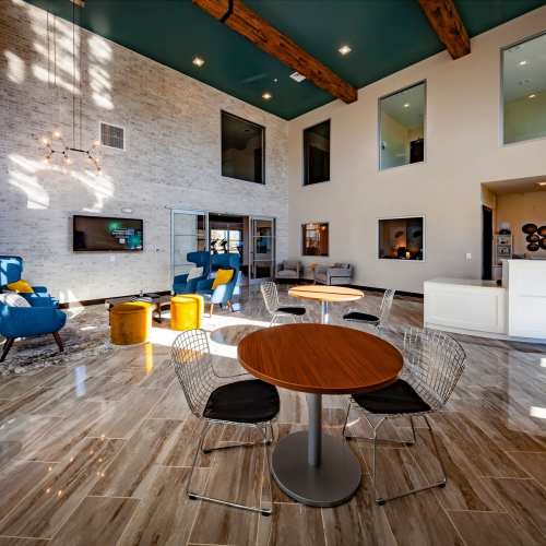reception area at Flats at Stones Crossing in Greenwood, Indiana