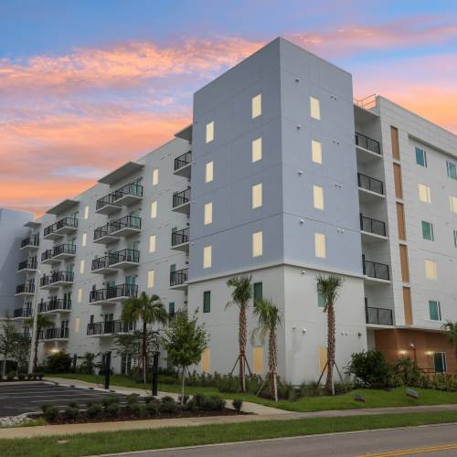 Community exterior building at The Breeze in Winter Haven, Florida
