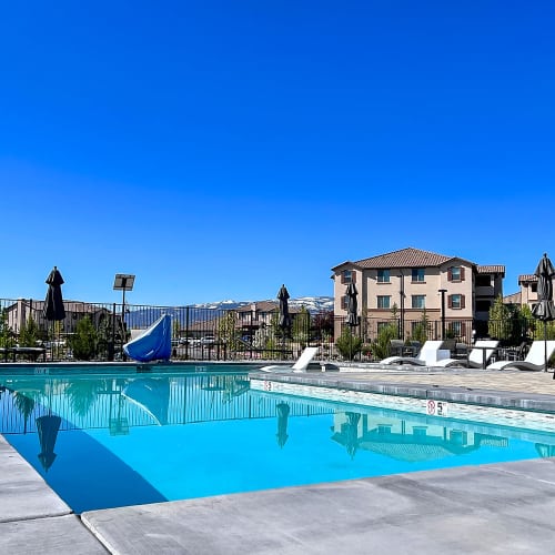 Residents dining near Keystone Trailhead Village in Reno, Nevada