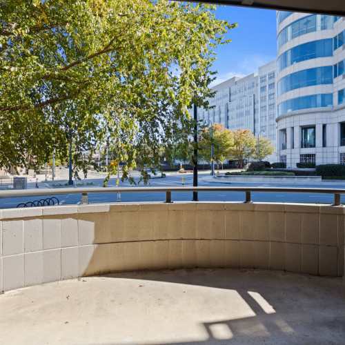 Patio at Flatiron West Trade in Charlotte, North Carolina