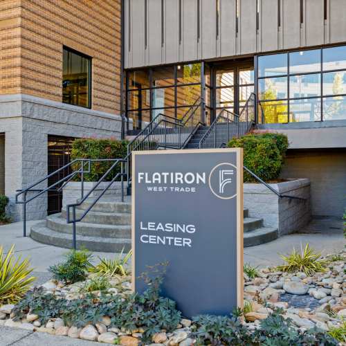 Entrance at Flatiron West Trade in Charlotte, North Carolina
