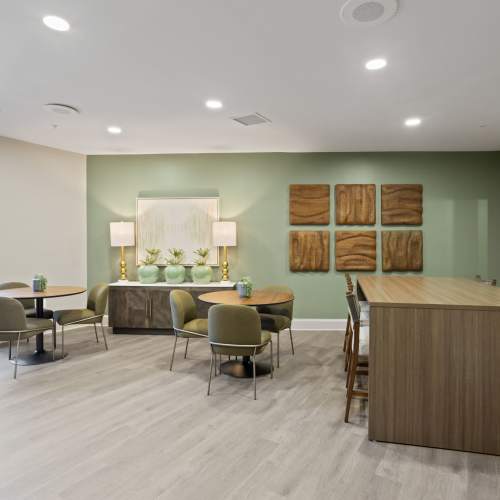 Clubhouse at Flatiron West Trade in Charlotte, North Carolina