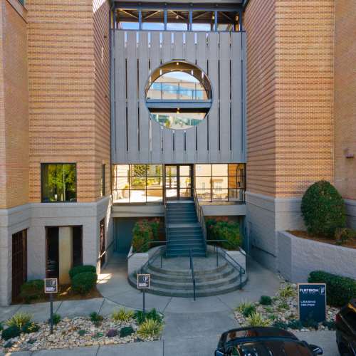 Entrance at Flatiron West Trade in Charlotte, North Carolina