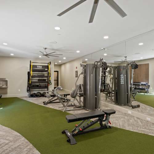 Fitness center at Flatiron West Trade in Charlotte, North Carolina