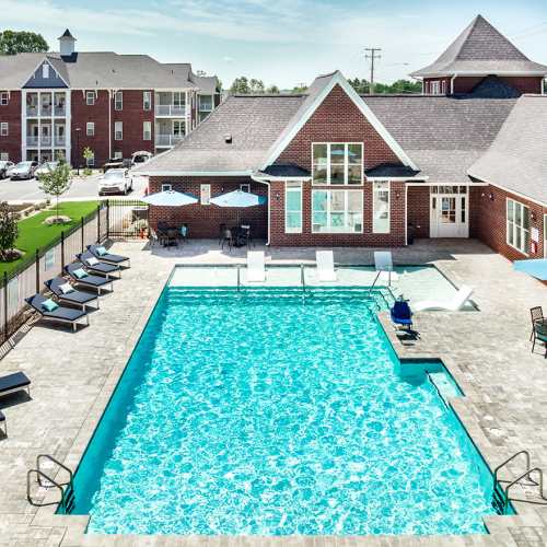 Saltwater pool at Seasons at Bennett's Creek in Gastonia, North Carolina