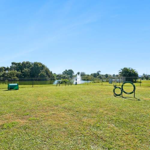 Dog park at Costa Del Lago in Lake Worth, Florida