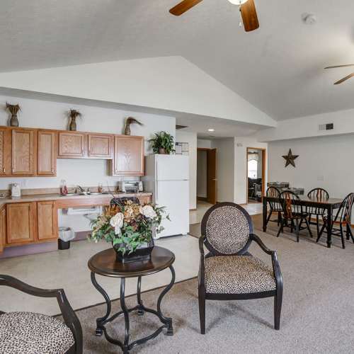 Community room at Ridgewood Greene in Reynoldsville, Pennsylvania