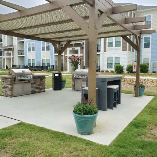 Grilling pavillon at Waterside in Graham, North Carolina