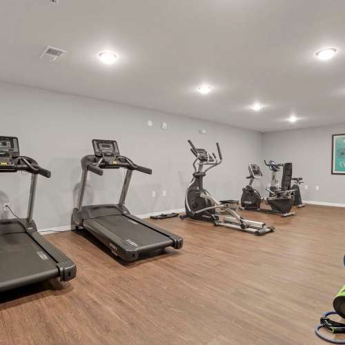 Fitness center at Jenkins Lofts in Columbus, Ohio
