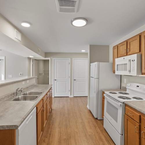 Beautiful kitchen at Dunbury Greene in Columbus, Ohio