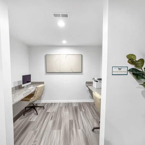 Business Center at The District North Hills in Raleigh, North Carolina