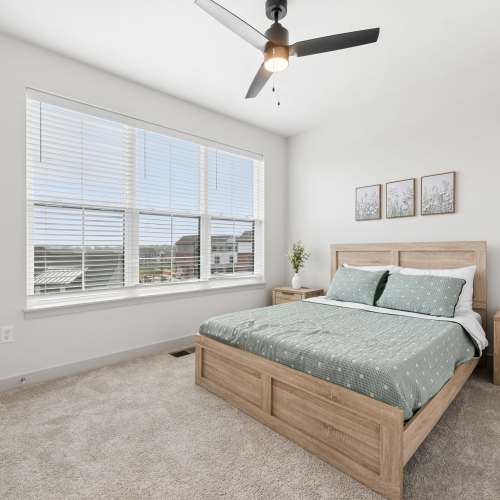 Bedroom at Whitman Villas at Gateway Park in Greenfield, Indiana
