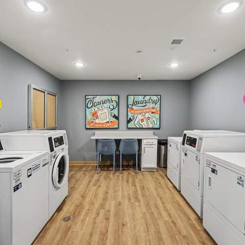 On-site laundry at Bridlewood Crossing in Louisville, Kentucky