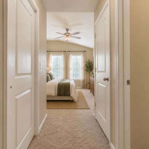 Walk-in Closet at Atkins Circle Apartments & Townhomes in Charlotte, North Carolina