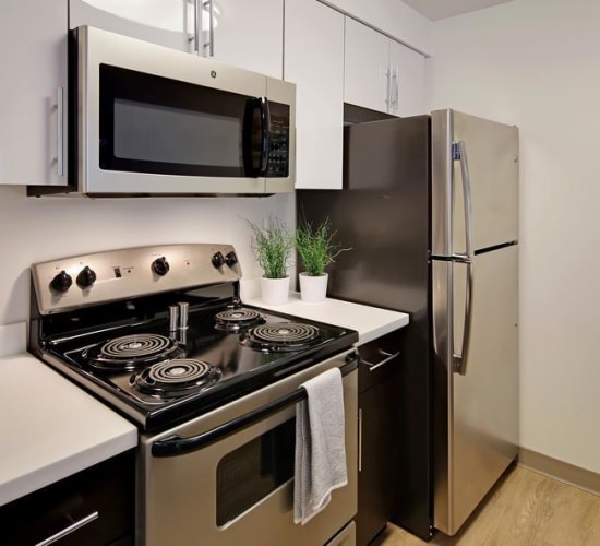 Kitchen view at Elan 41 Apartments in Seattle