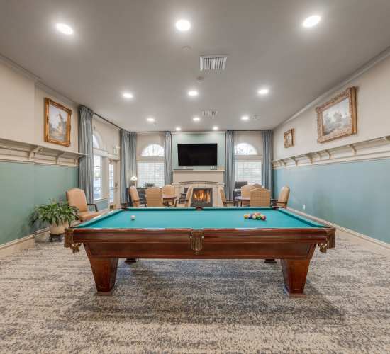 Pool table at Truewood by Merrill, Vancouver in Vancouver, Washington