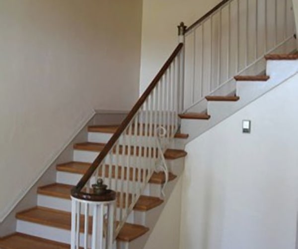 Entryway  with stairs at Mason Row in Newport News, Virginia