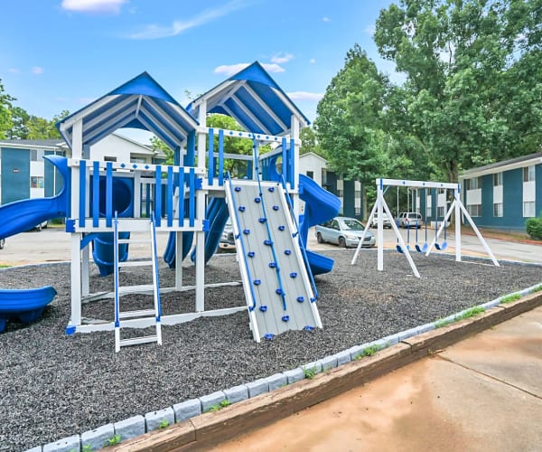 The on-site playground at Silver Creek Crossing in Austell, Georgia