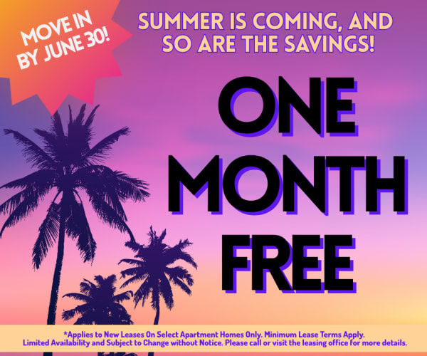 Woodside Flats One Month Free on Select Units!