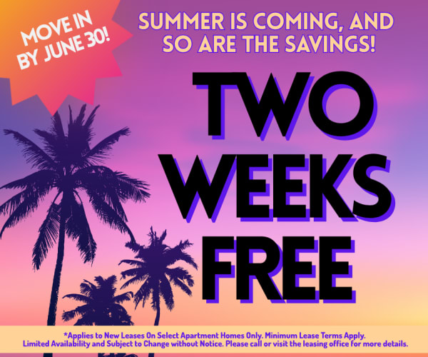 Oak Grove 2 weeks FREE ON SELECT UNITS!! *Discount applies after first full months rent.