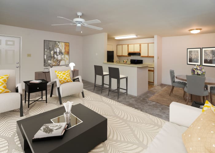 Apartment interior at The Greens at Westgate Apartment Homes in York, PA