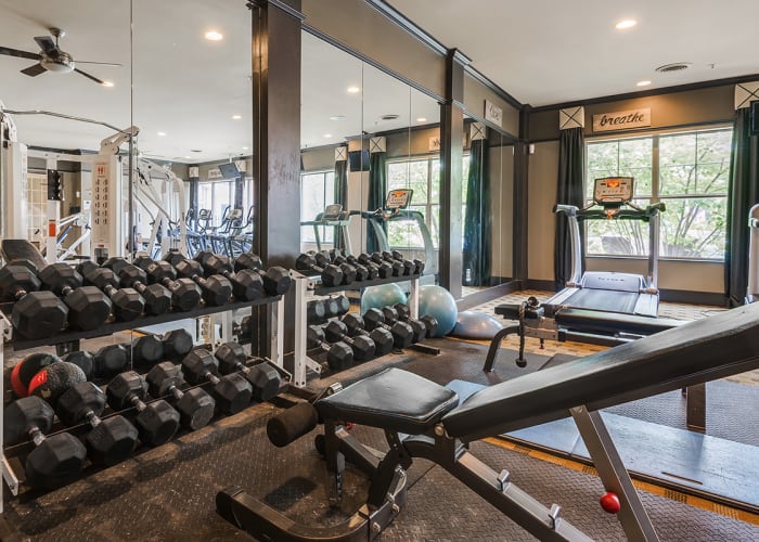 Residential Fitness Center at The Village at Stetson Square in Cincinnati, Ohio