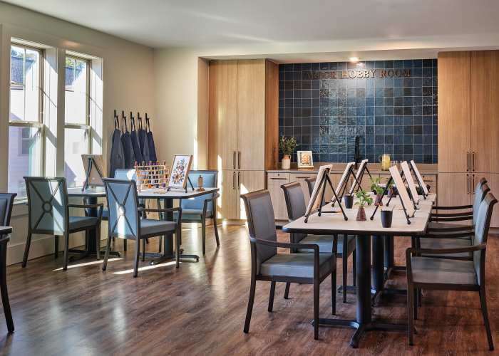 Happy woman at Waltonwood Lead Mine in Raleigh, NC 