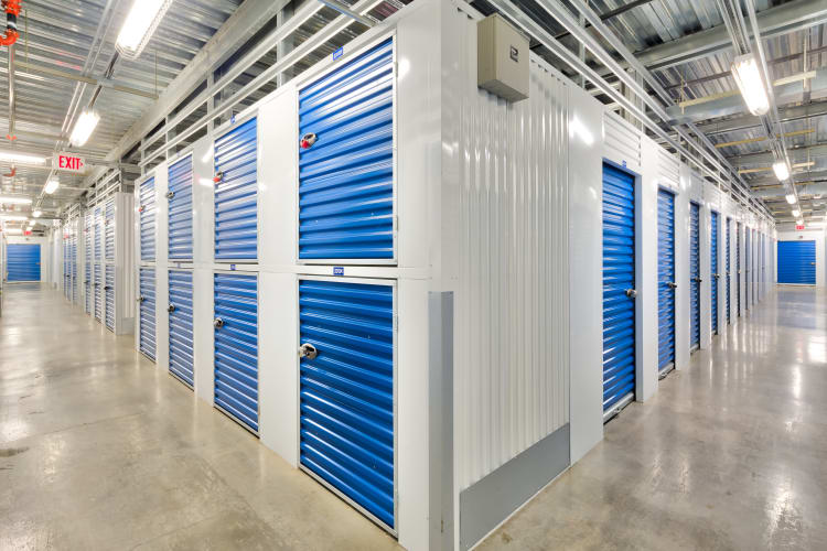 Clean and well-lit storage aisles at Hawai'i Self Storage in Honolulu