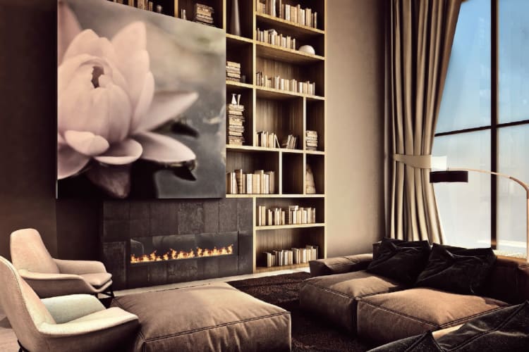 Beautiful fireplace at Trend! in Las Vegas, NV