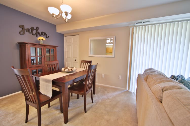 Our apartments in Reisterstown, Maryland showcase a beautiful living room