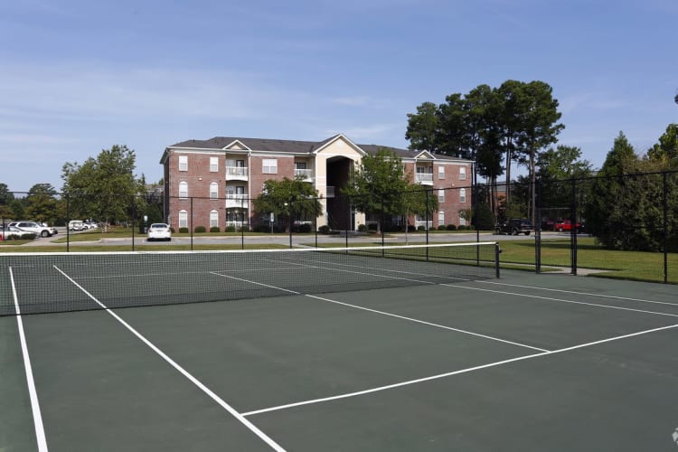 Tennis courts at Waterford Place in Greenville, North Carolina