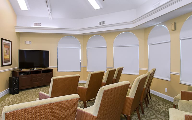 Tv room at Grand Villa of Englewood in Englewood, Florida