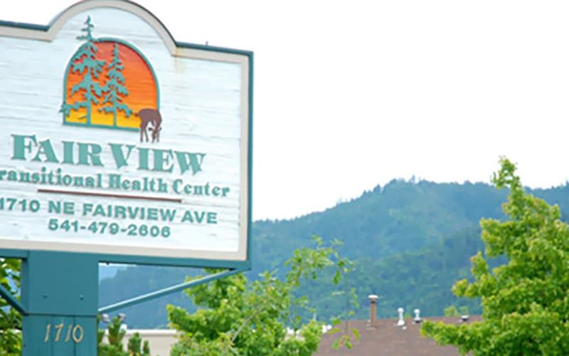 Signage outside at Regency Care of Rogue Valley in Grants Pass, Oregon