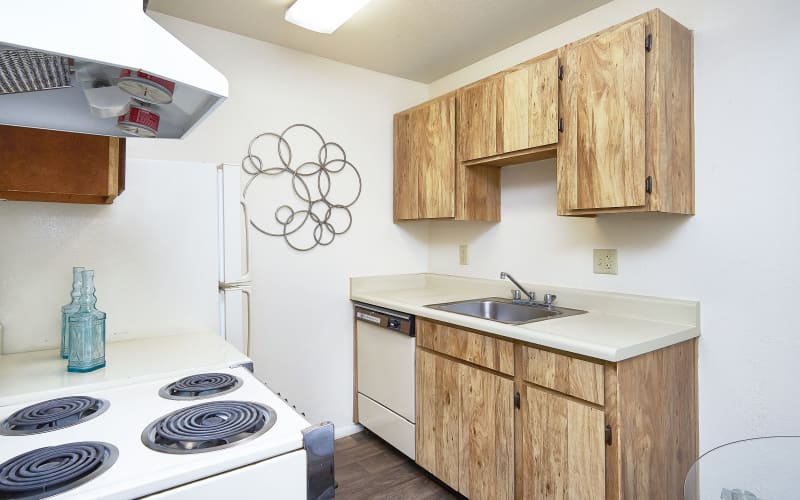 Generously spacious kitchen at Callaway Apartments in Taylorsville, Utah