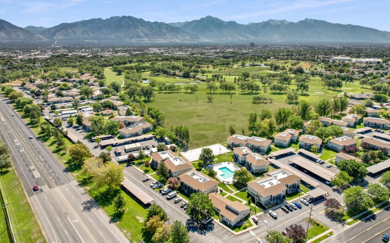 Aerial Photo at Callaway Apartments in Taylorsville, Utah 