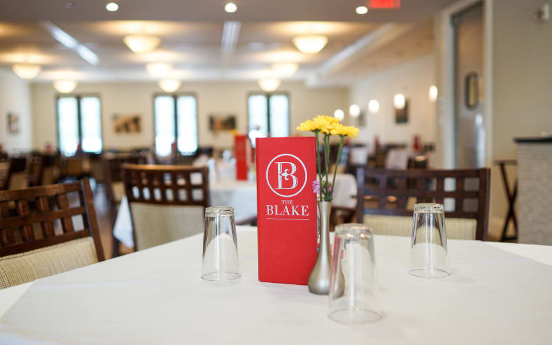 Dining hall at The Blake at Flowood in Flowood, Mississippi