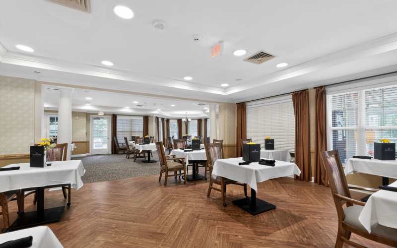 Living room at Glenncrest at Buckhead in Atlanta, Georgia