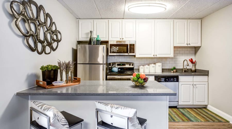 Kitchen at Jefferson Hills Apartments