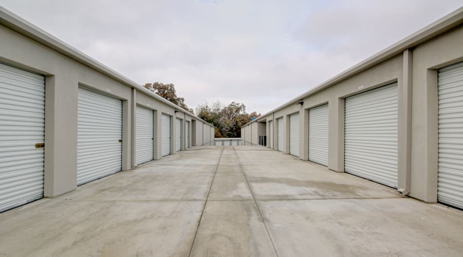 Exterior Storage Units at First Rate Storage