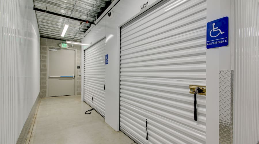 Interior Storage Units at First Rate Storage