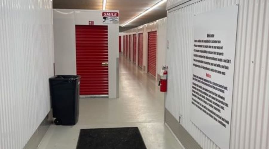 The interior storage units at KO Storage of Jamestown - South in Jamestown, North Dakota