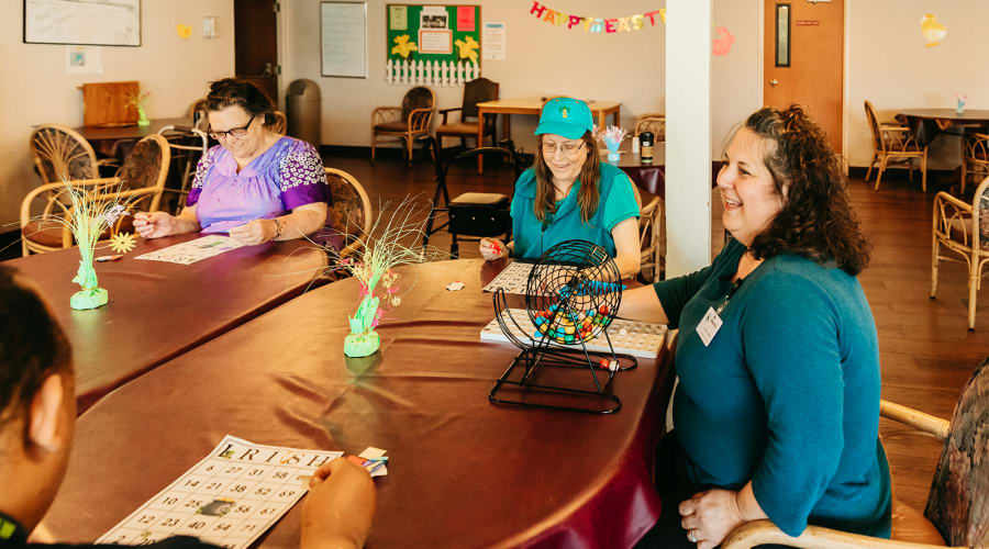 Group activity at 6th Ave Senior Living in Tacoma, Washington