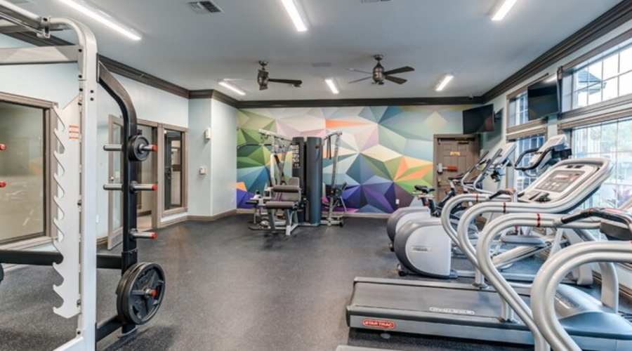 fitness center at Acasă Bainbridge in Tallahassee, Florida