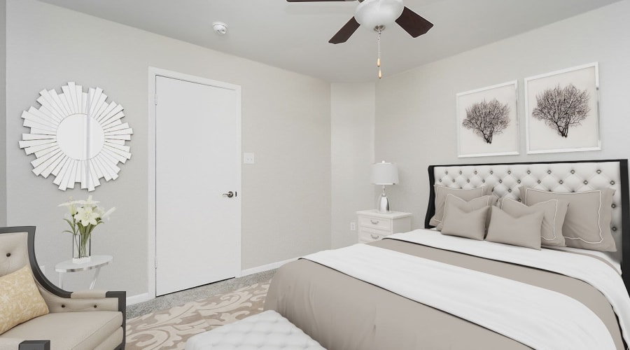 Two bedroom apartment at Acasă Orchard Park Apartments in Greenville, South Carolina