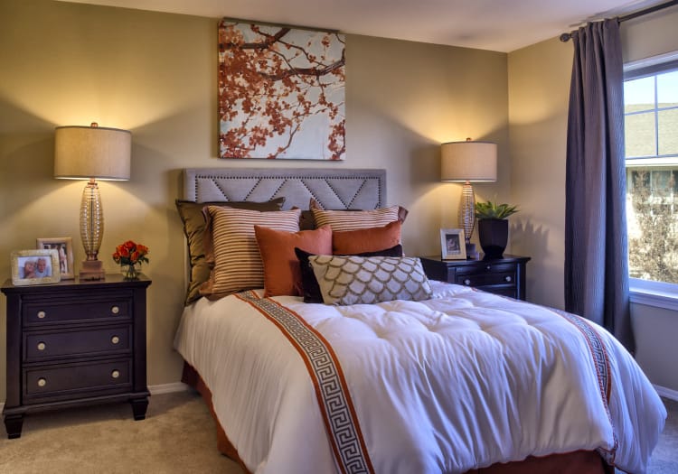 Bedroom at The Commons at Union Ranch in Manteca, California