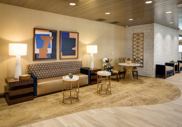 Dining table at The Montera in La Mesa, California