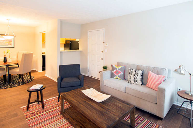 Living room at The Franklin in Marietta, Georgia