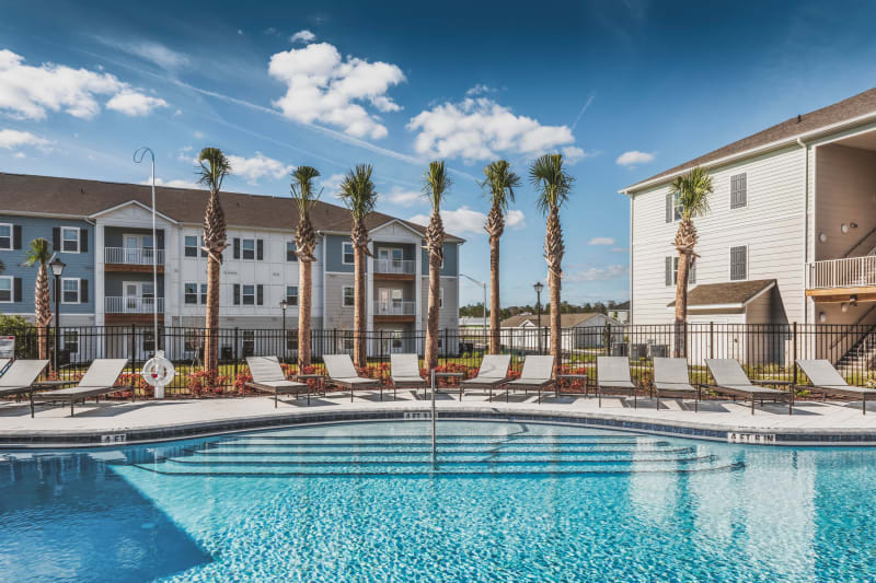 Outdoor swimming pool at Argyle Lake at Oakleaf Town Center in Jacksonville, Florida