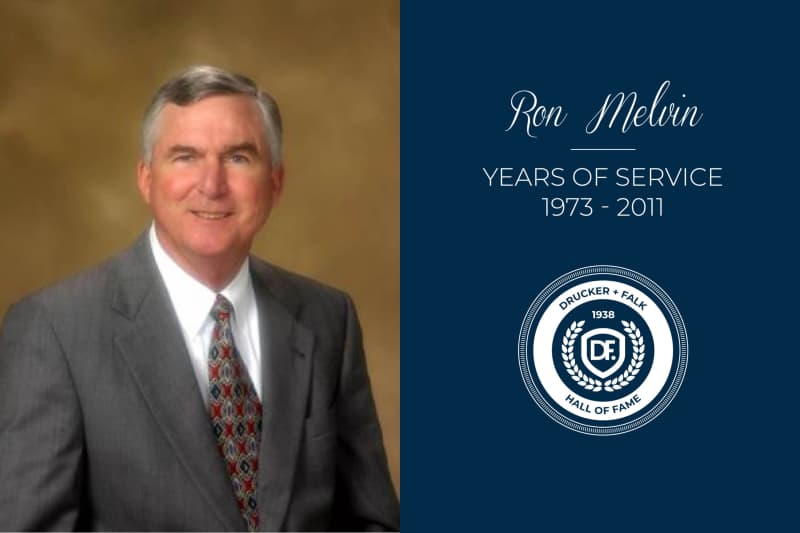 Ron Melvin Drucker + Falk Hall of Fame Inductee